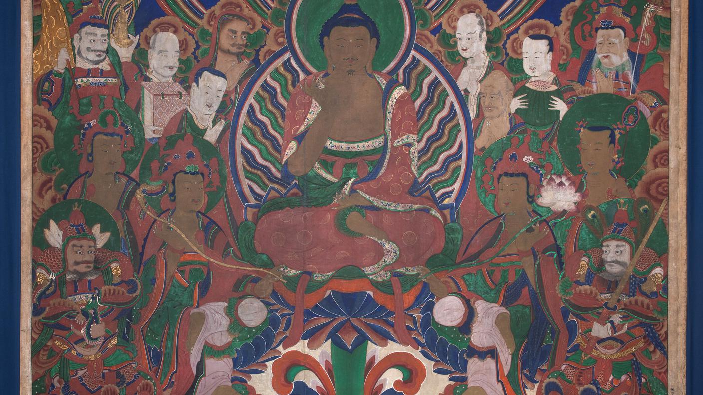 Byeoksan Yongha and Taeil, Riunione di divinità buddiste, 1891