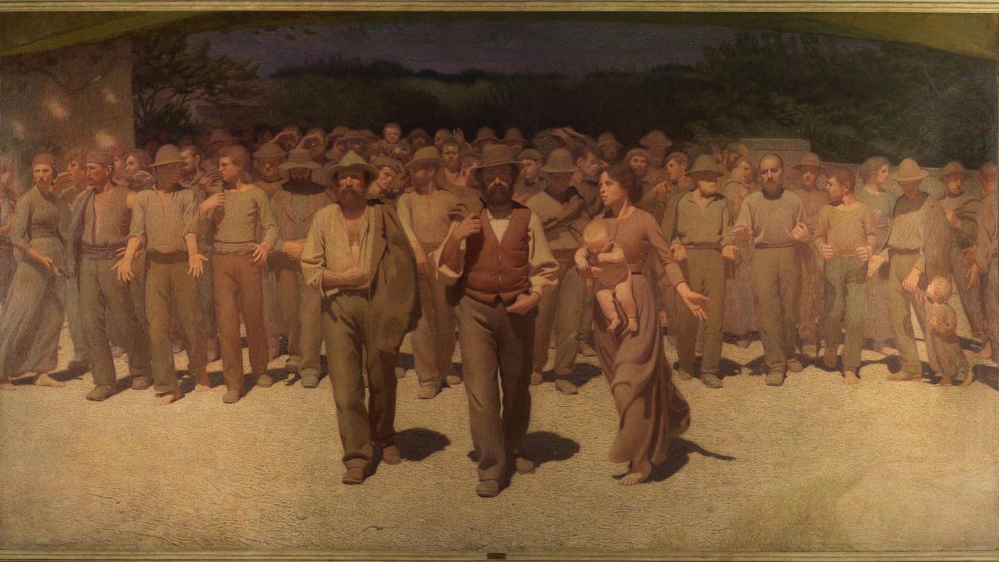 Giuseppe Pellizza da Volpedo, "Il Quarto Stato", 1898-1901