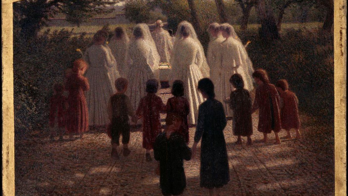 Giuseppe Pellizza da Volpedo, "Il morticino o Fiore reciso", 1896-1902