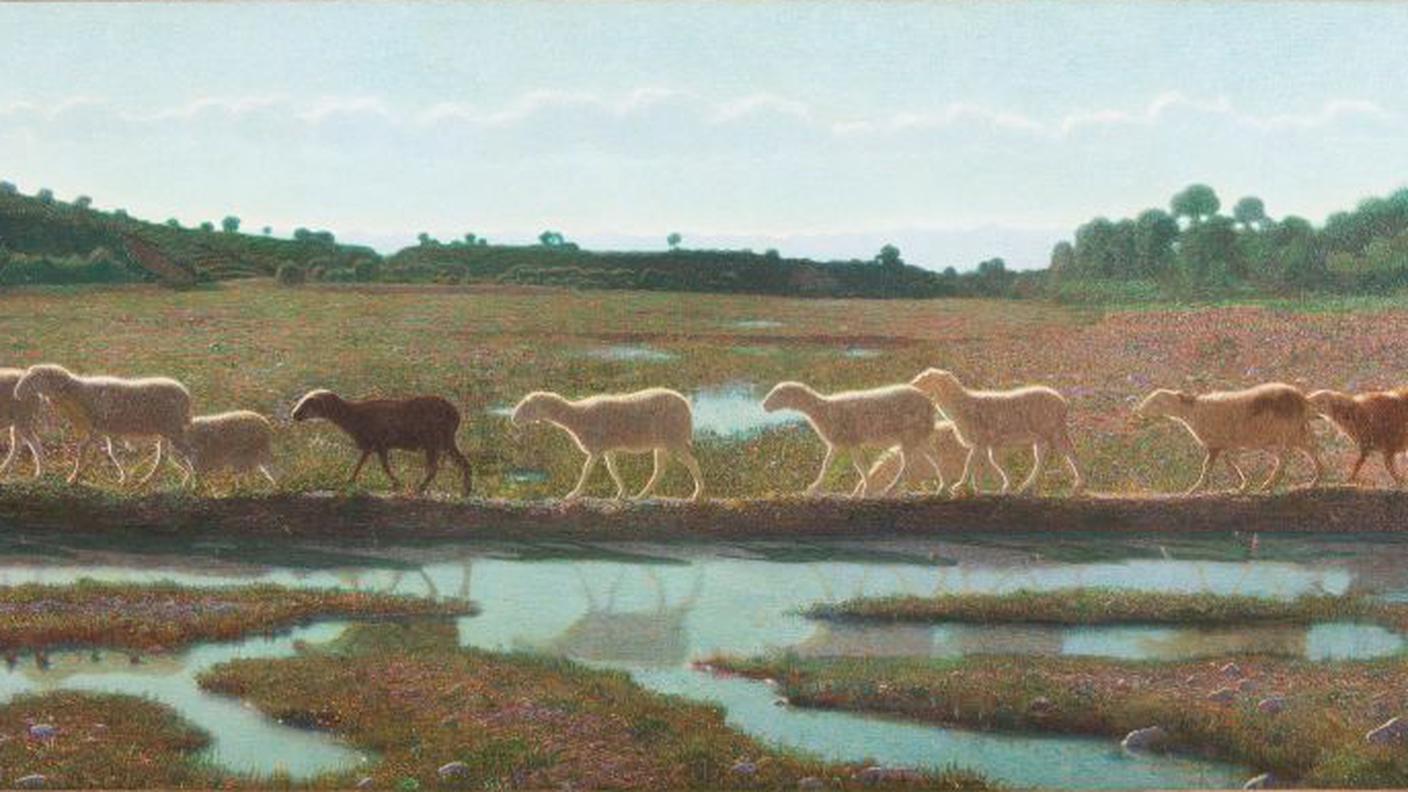 Giuseppe Pellizza da Volpedo, Lo specchio della vita,  1895-1898 