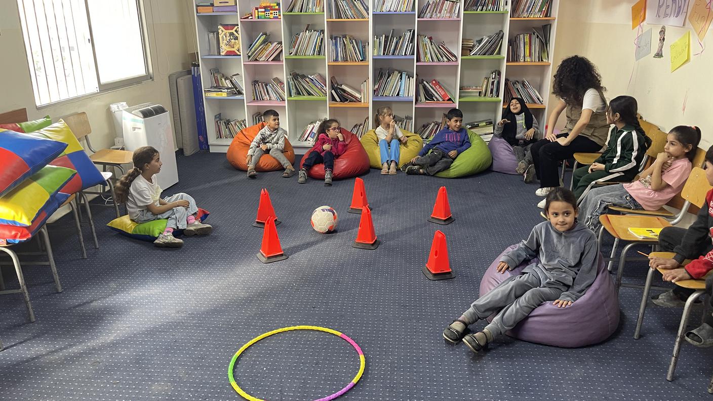 Nei locali di Amel, associazione locale che lavora con Caritas e Terre des hommes, organizzazioni svizzere sostenute dalla Catena della solidarietà.