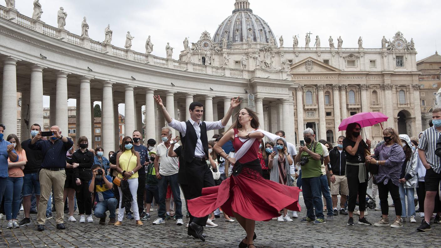 Ballerini di pizzica in Vaticano