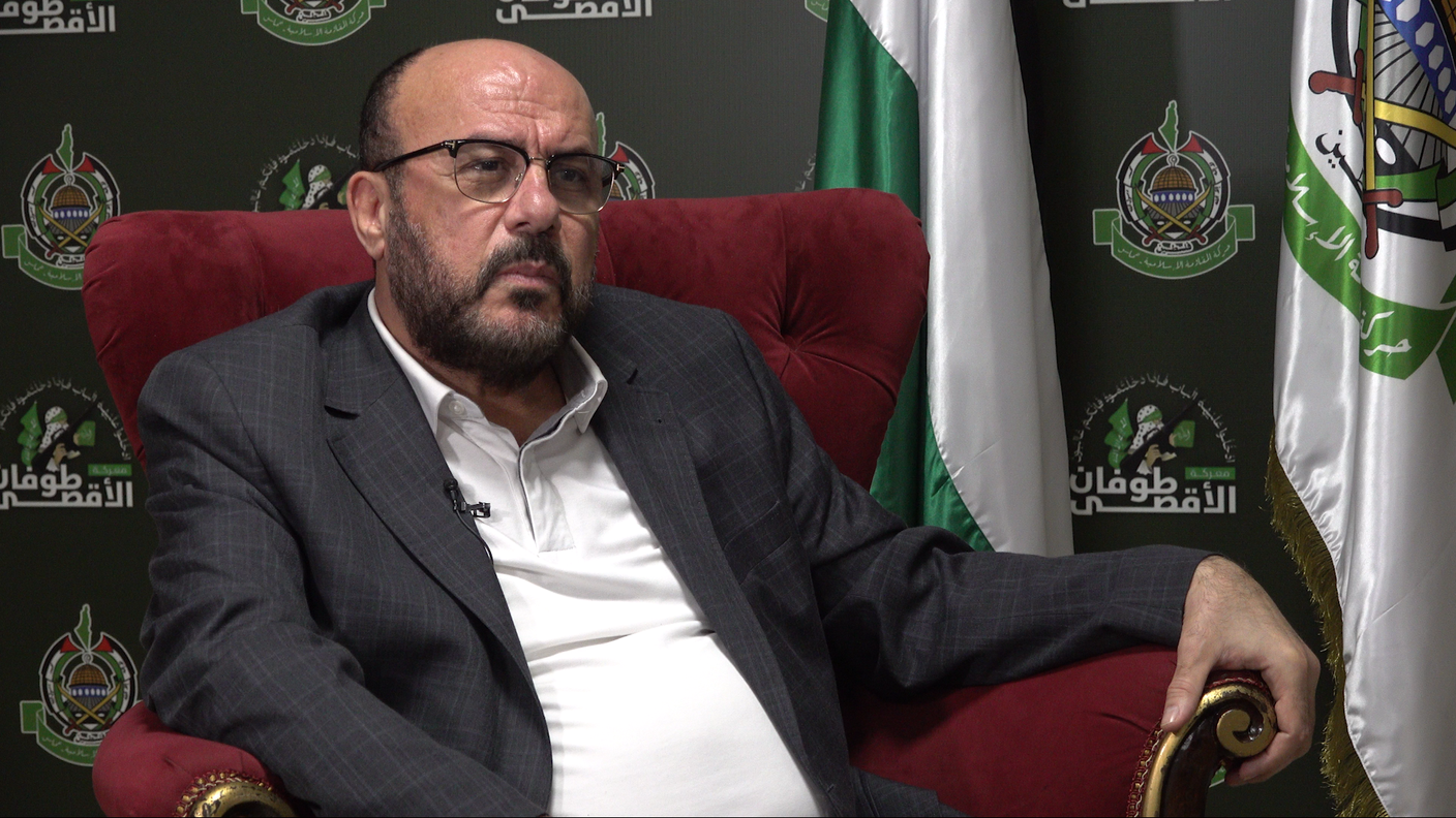 Ahmed Abdel Hadi durante l'intervista con RSI