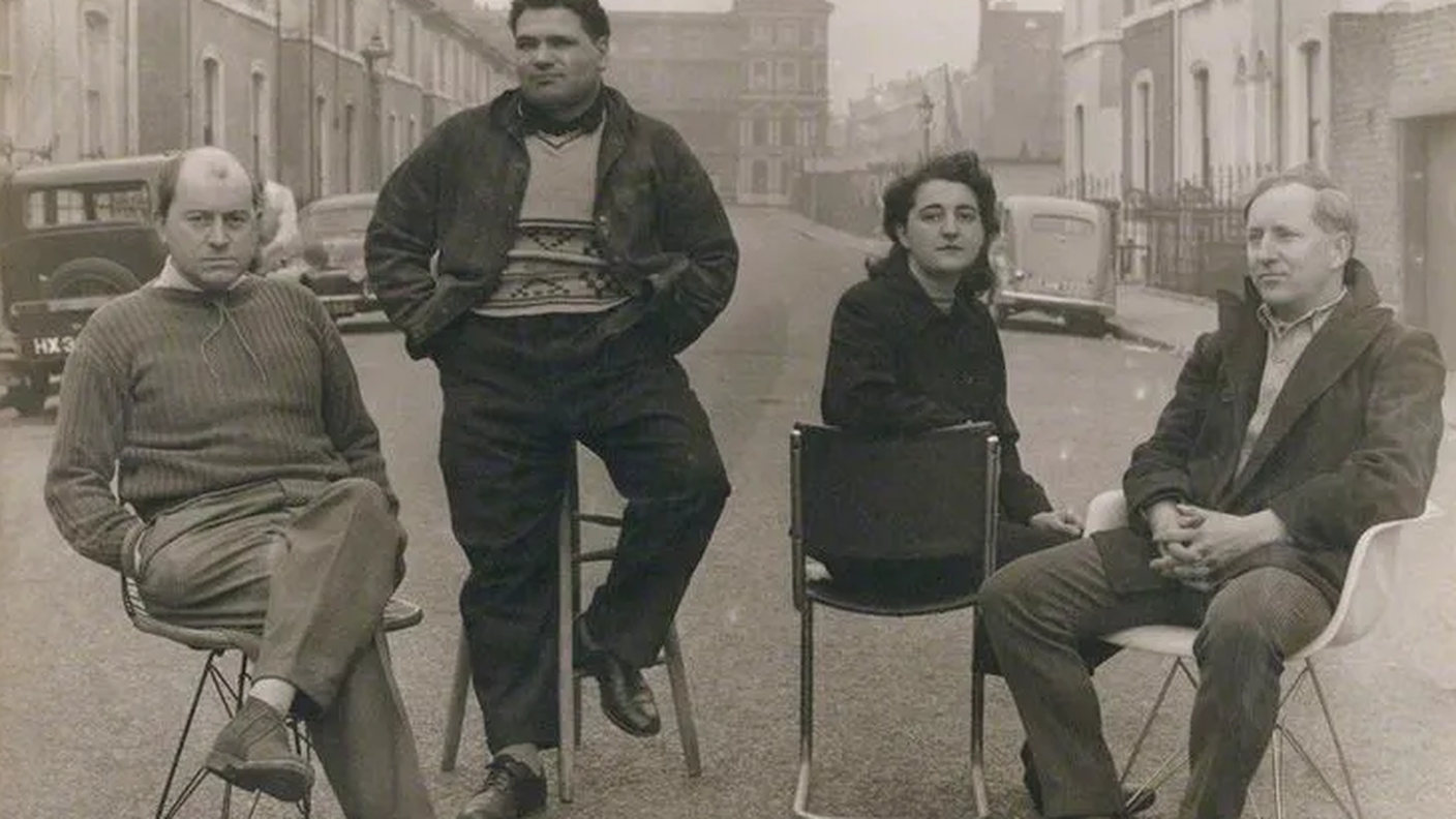 Alcuni fondatori dell’Independent Group: Nigel Henderson, Eduardo Paolozzi, Alison and Peter Smithson