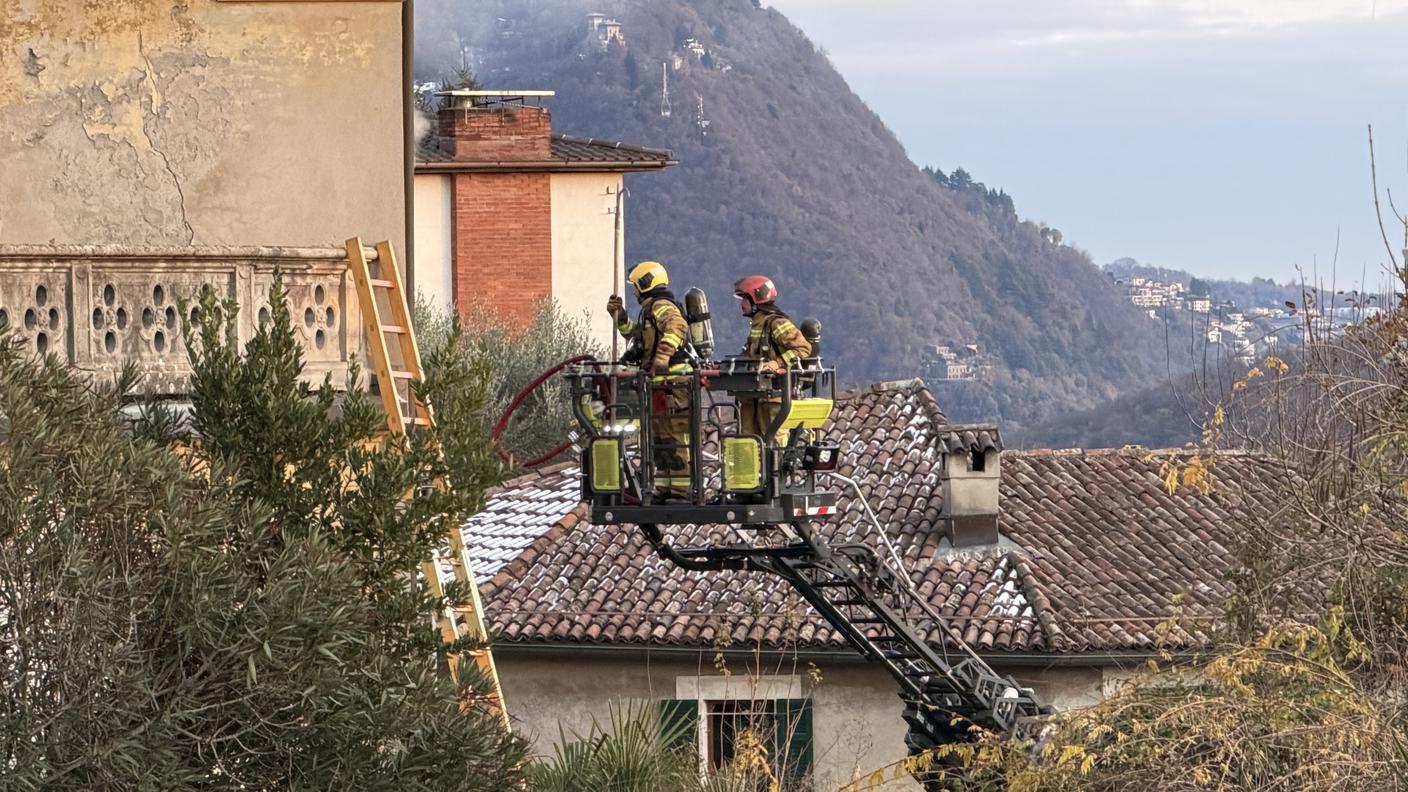 I pompieri in azione