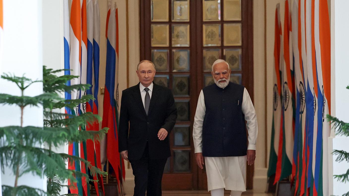 Putin e Modi venerdì a Nuova Delhi
