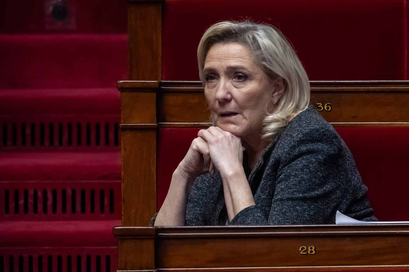 Marine Le Pen in Parlamento