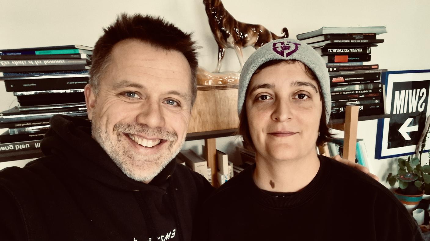 Marco Kohler con Prune Carmen Diaz