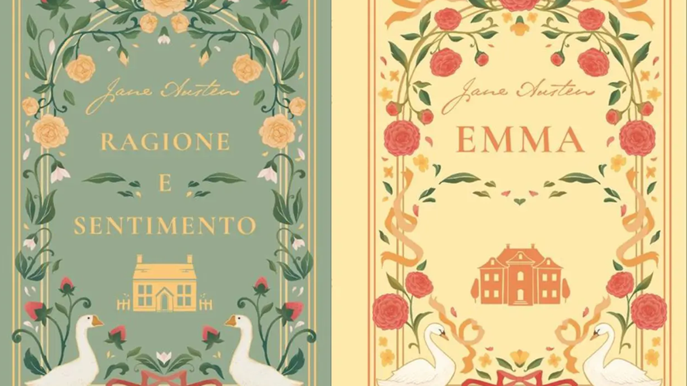 illustrazione libri Austen di Samira La Torre