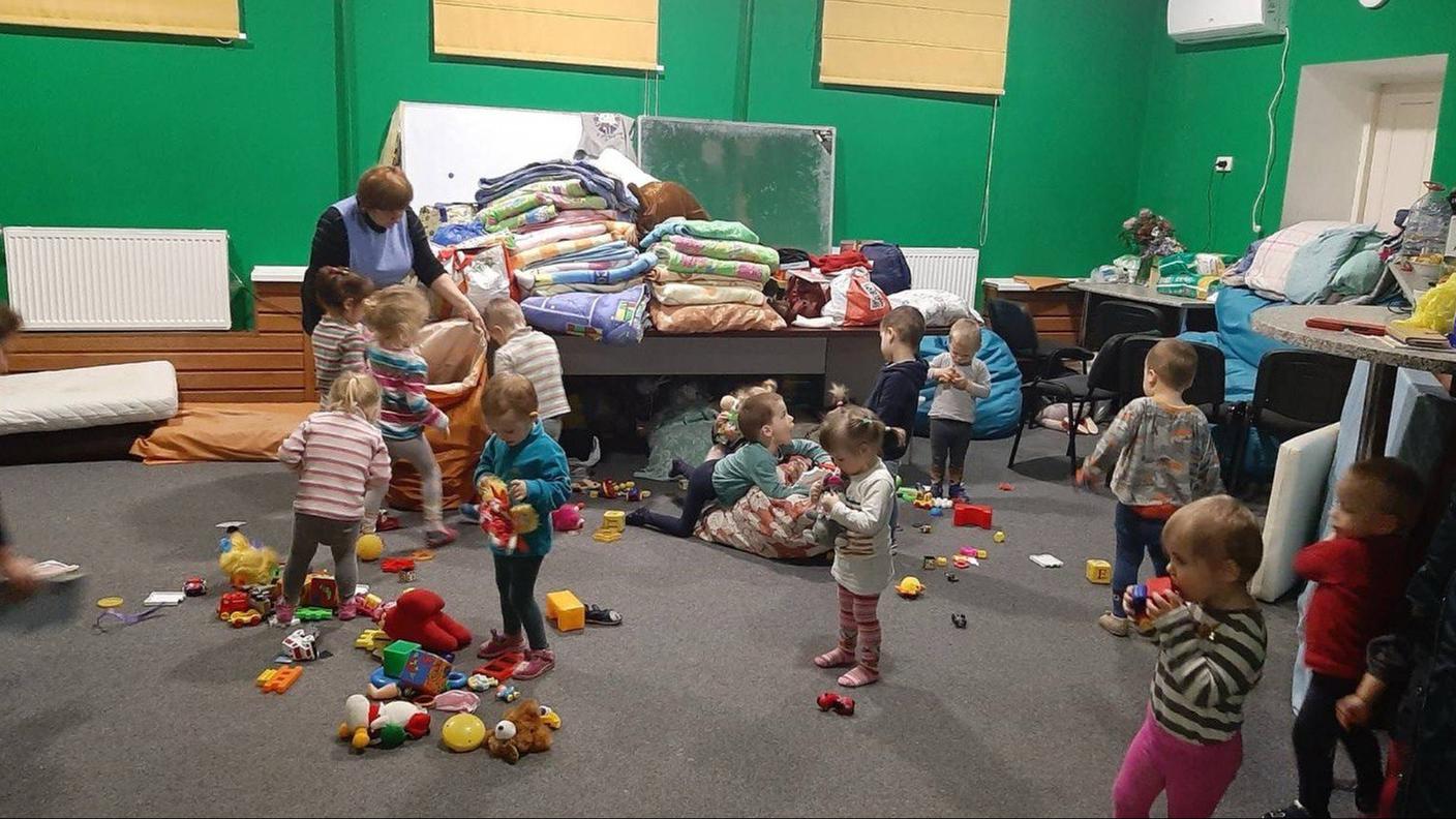 Un'immagine scattata nella Chiesa di Golgota