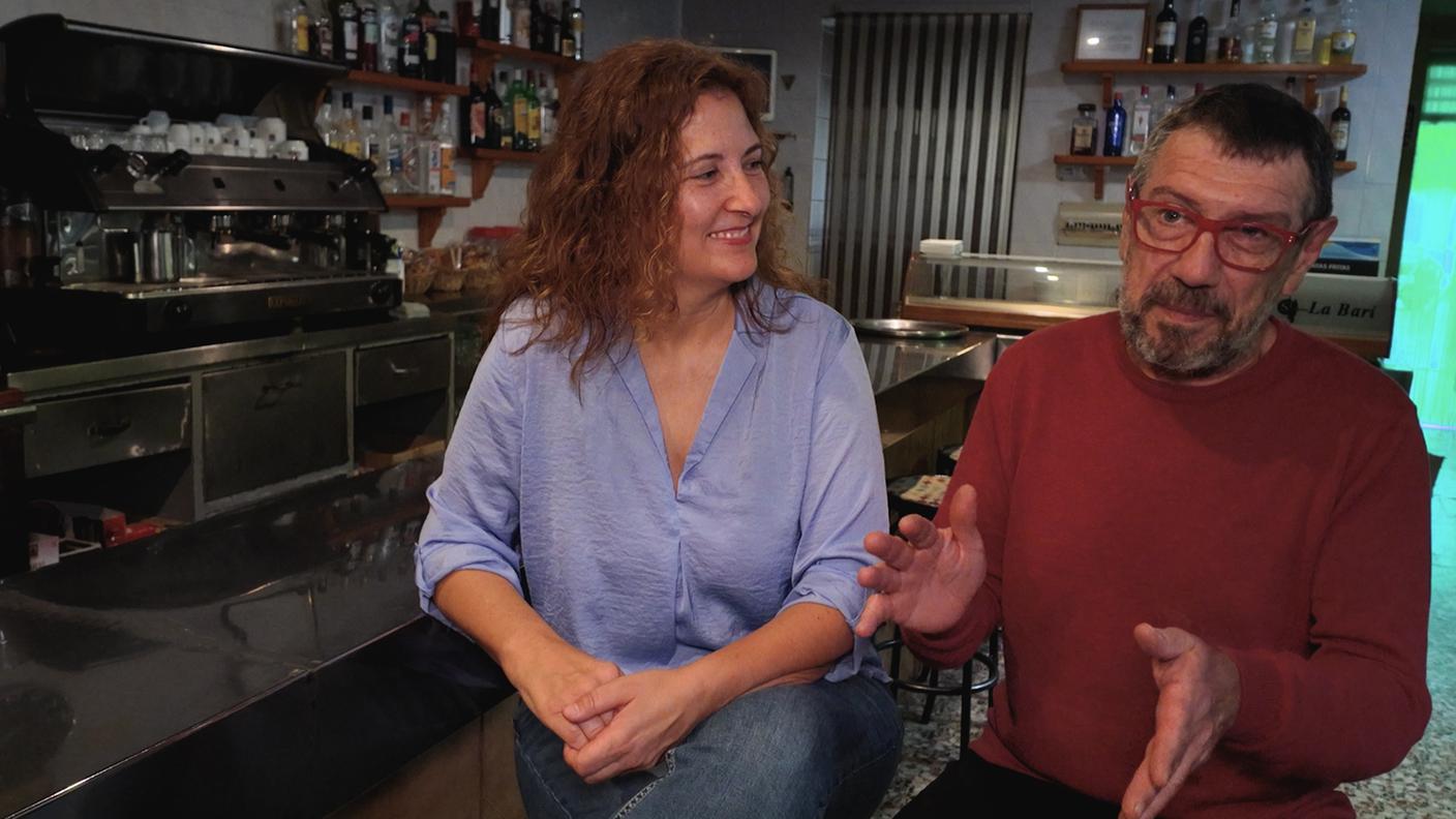 Insieme al marito Pep