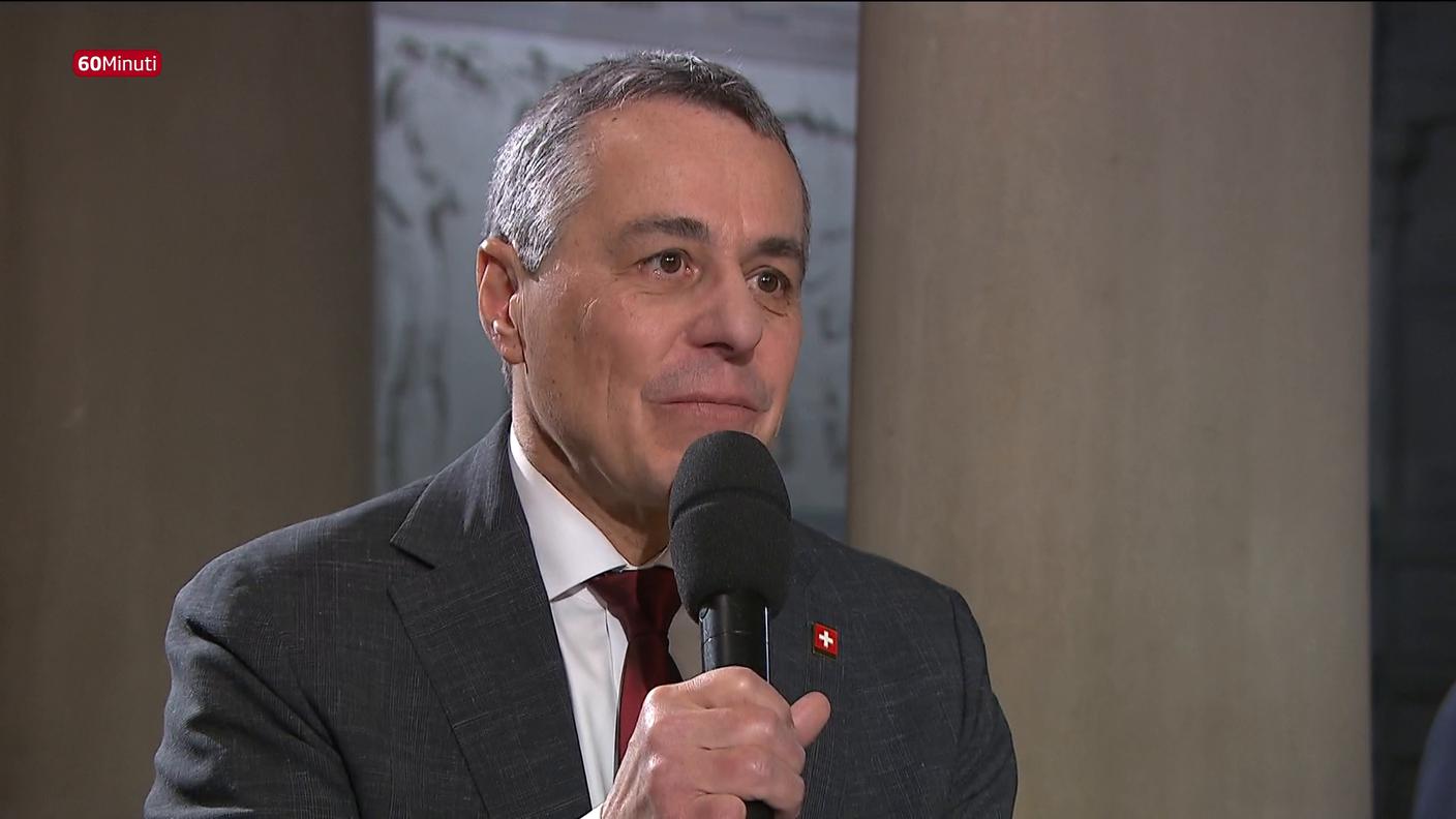 Il consigliere federale Ignazio Cassis intervistato da 60Minuti
