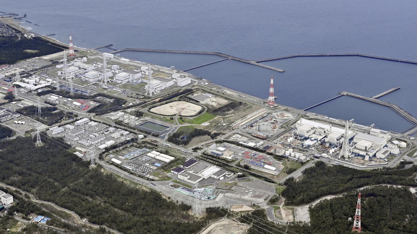 Una fotografia del 2021 della centrale nucleare di Kashiwazaki-Kariwa