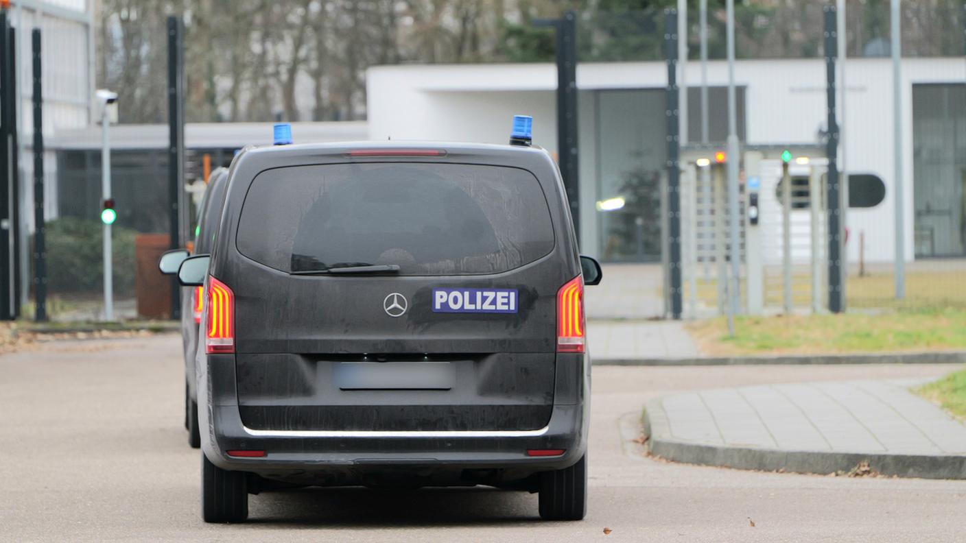 L'arrivo alla Corte federale di giustizia a Karlsruhe