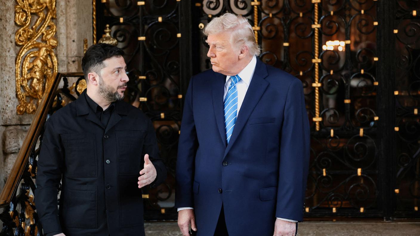 Trump dà il benvenuto a Zelensky a Mar-a-Lago