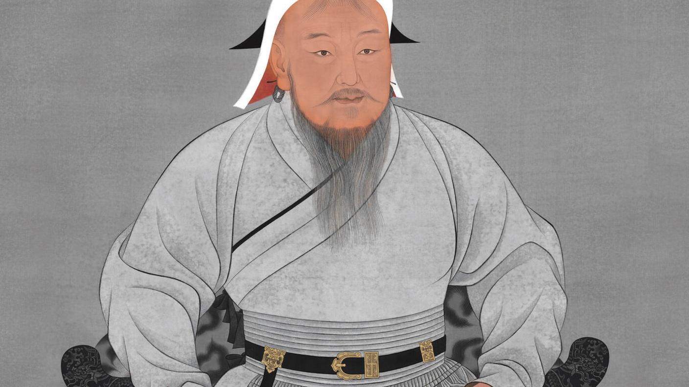 Ritratto di Gengis Khan – Foto: Sh. Sainzul, Museo Nazionale Chinggis Khaan