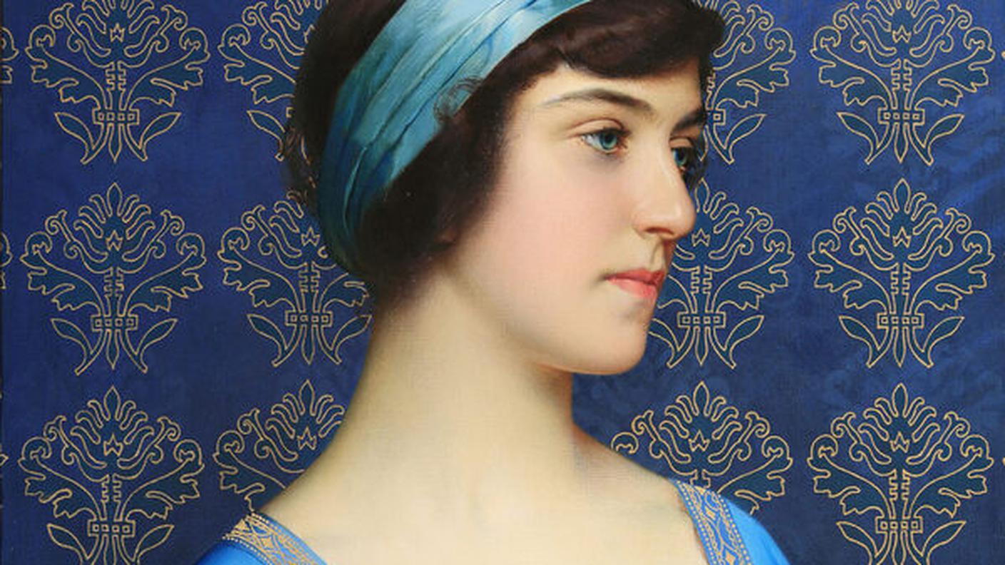 Vittorio Matteo Corcos, Ritratto di Lia Goldman, 1910 ca.