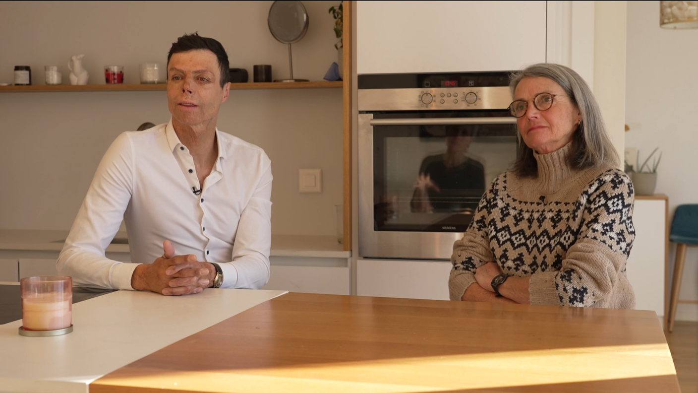 Matteo Sudan con la mamma Francesca Sganzini