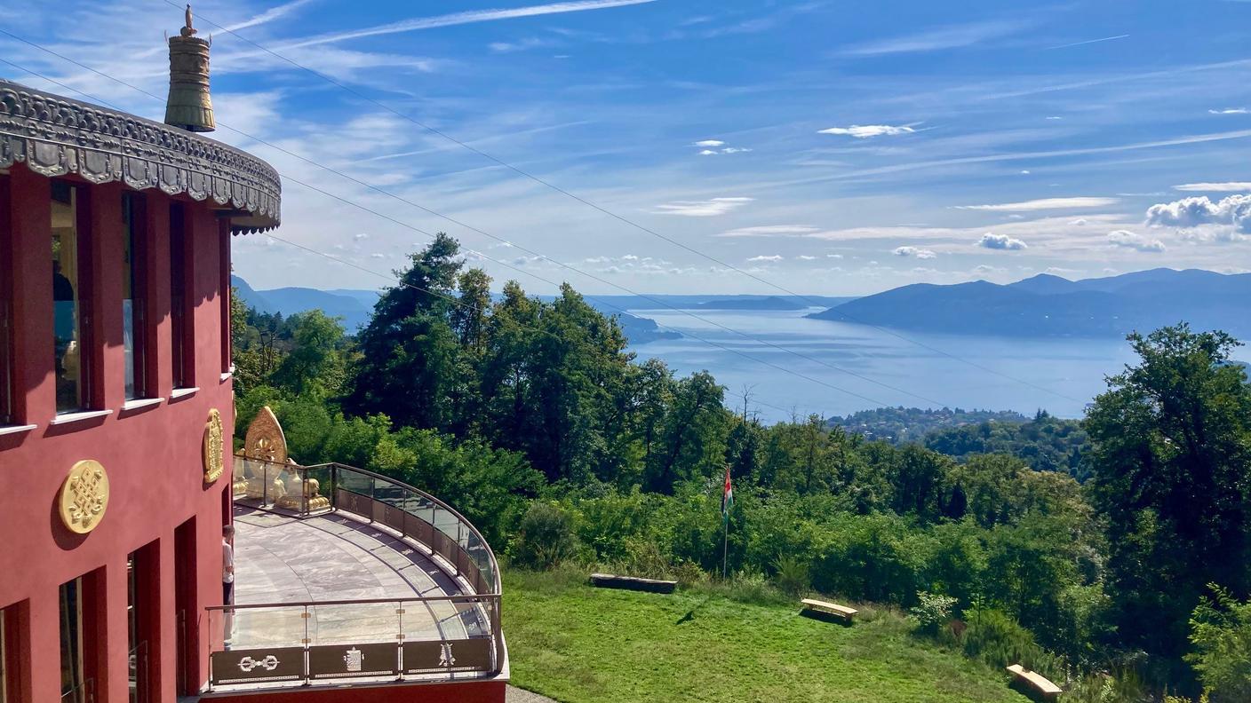 Il tempio di buddismo tibetano ad Albagnano