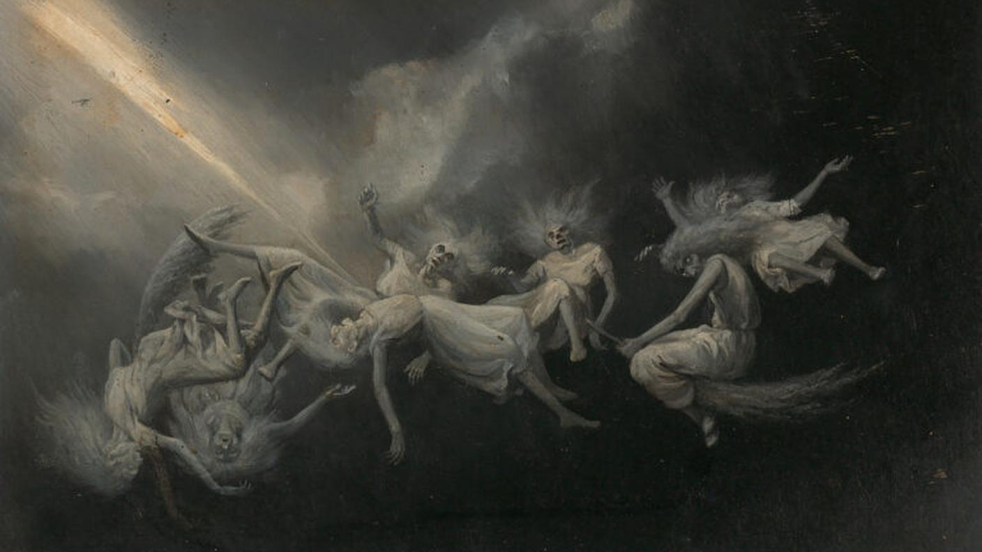 William Holbrook Beard (1824-1900), Un fulmine colpisce uno stormo di streghe