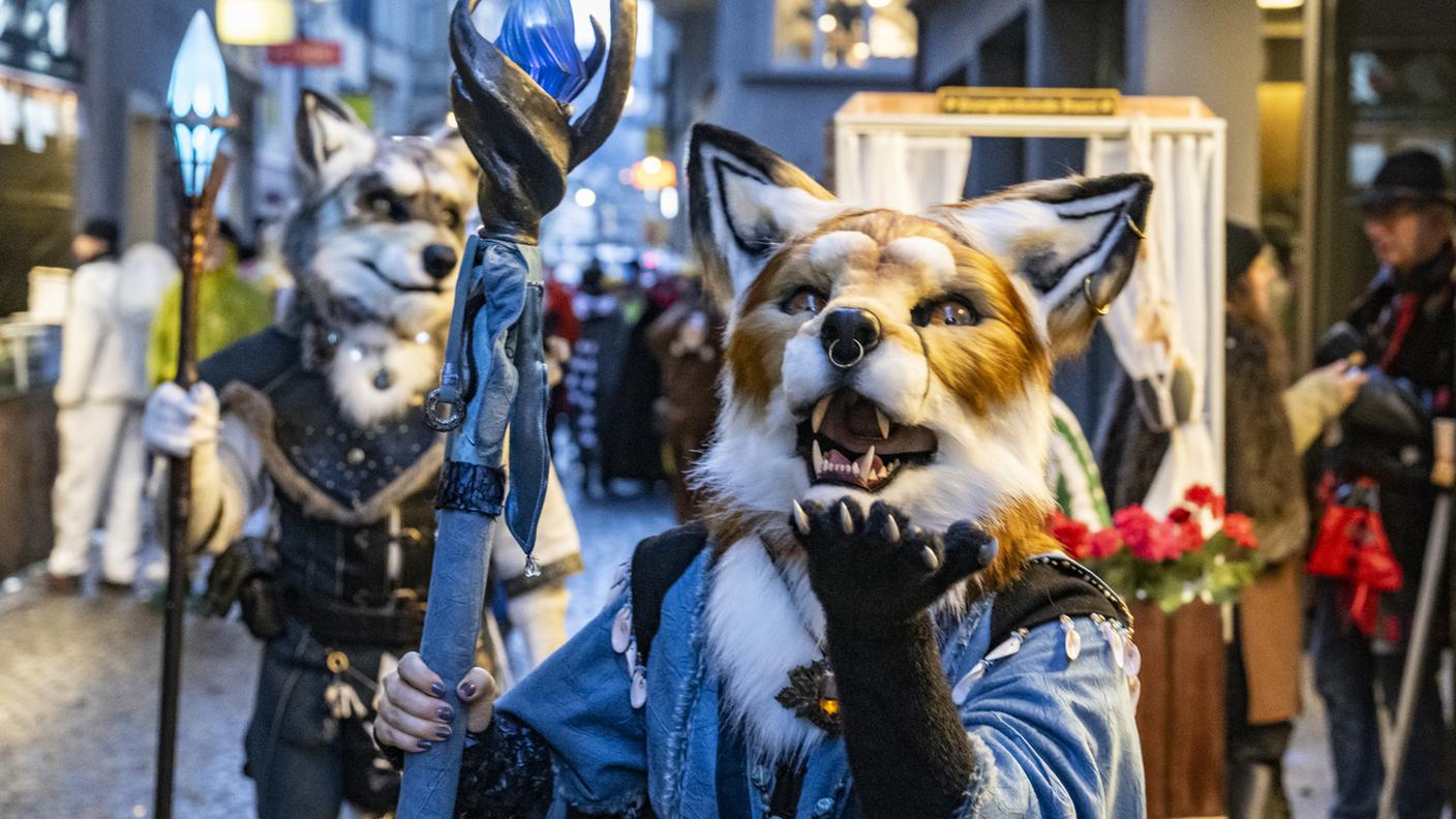 Al Carnevale di Lucerna si vede davvero di tutto fin dalle prime ore del mattino del primo giorno