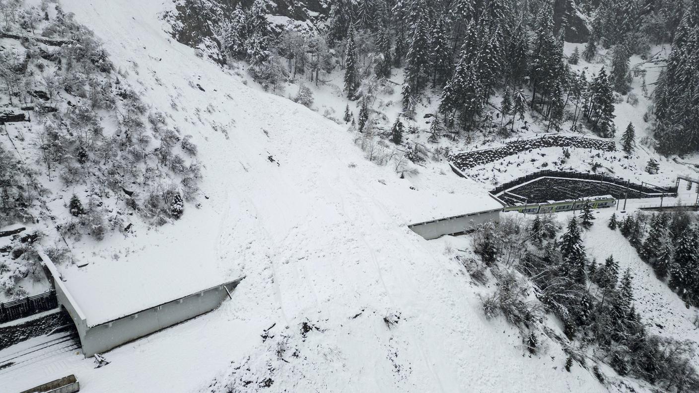 La valanga sulla Stockgalerie