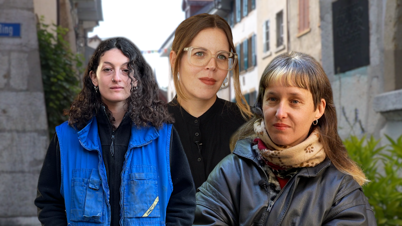 Stella Spinedi, Camille Regli e Vera Trachsel 