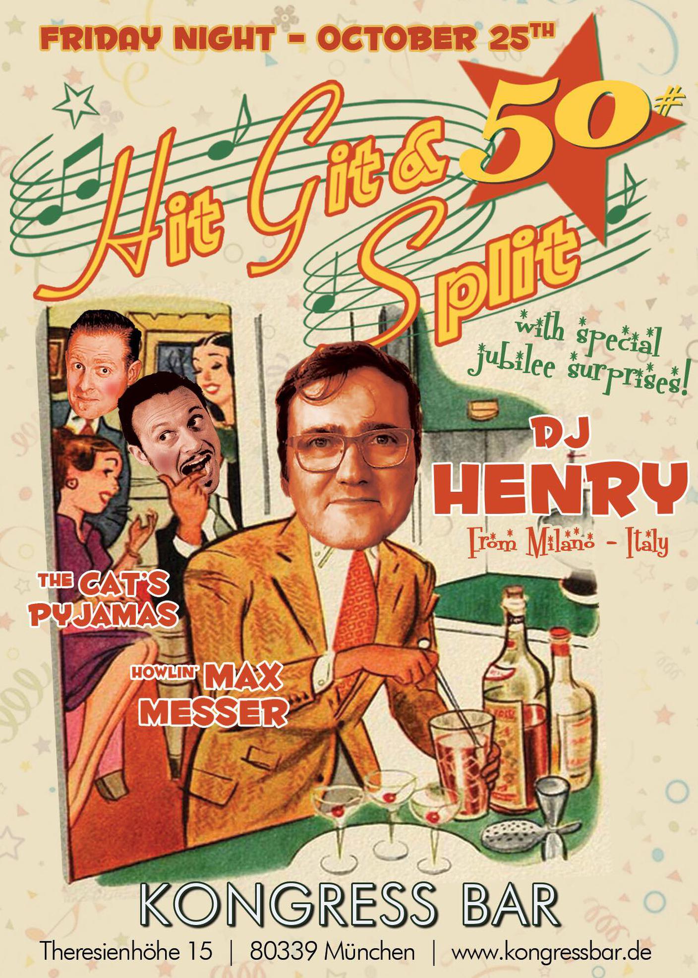 Un volantino per una serata in Germania