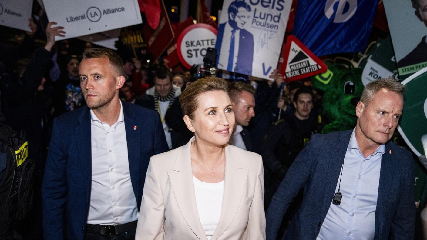 La prima ministra socialdemocratica danese, Mette Frederiksen