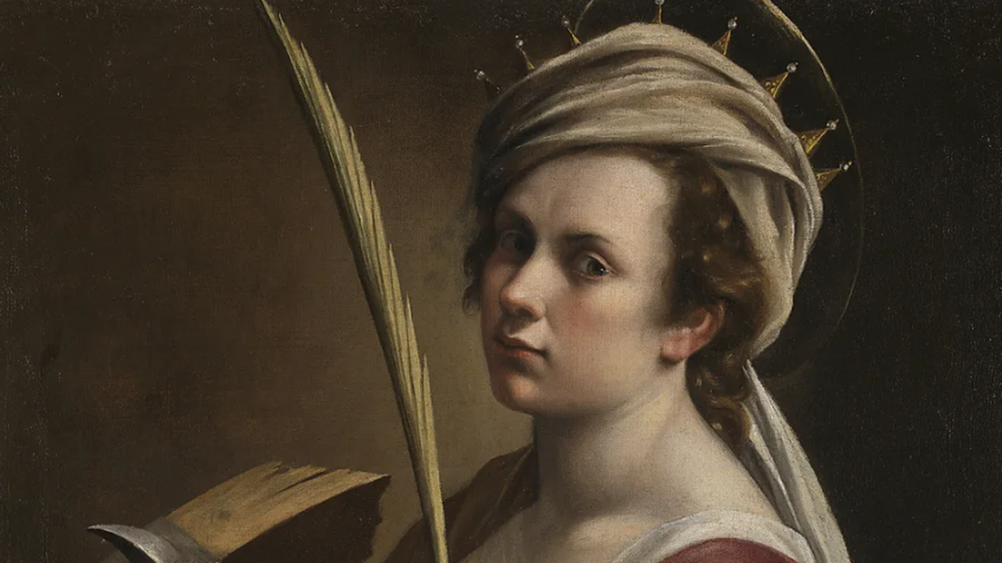 Self Portrait come Santa Caterina di Alexandria (c1615-17) di Artemisia Gentileschi