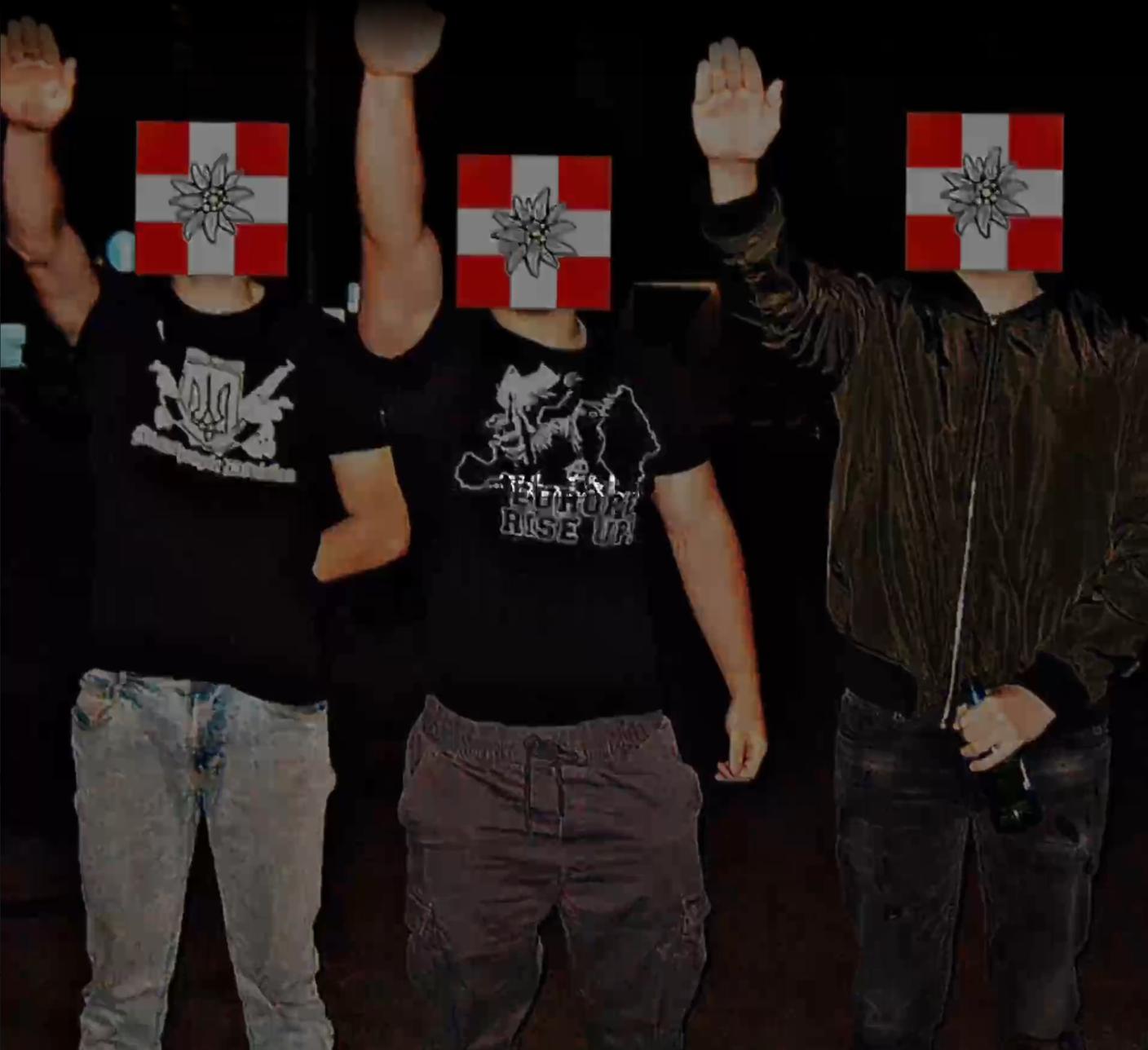 Un fermoimmagine di un video diffuso dagli Active Club svizzeri