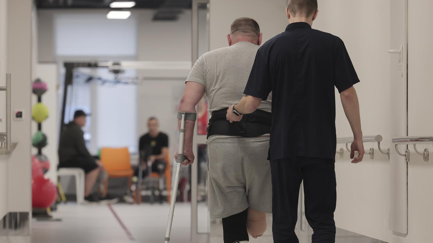 A Dnipro, in un centro ucraino per la riabilitazione