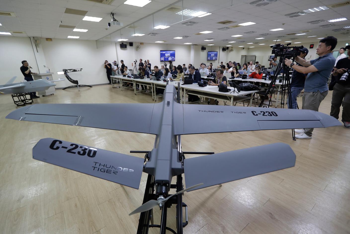 Un drone militare del Thunder Tiger Group