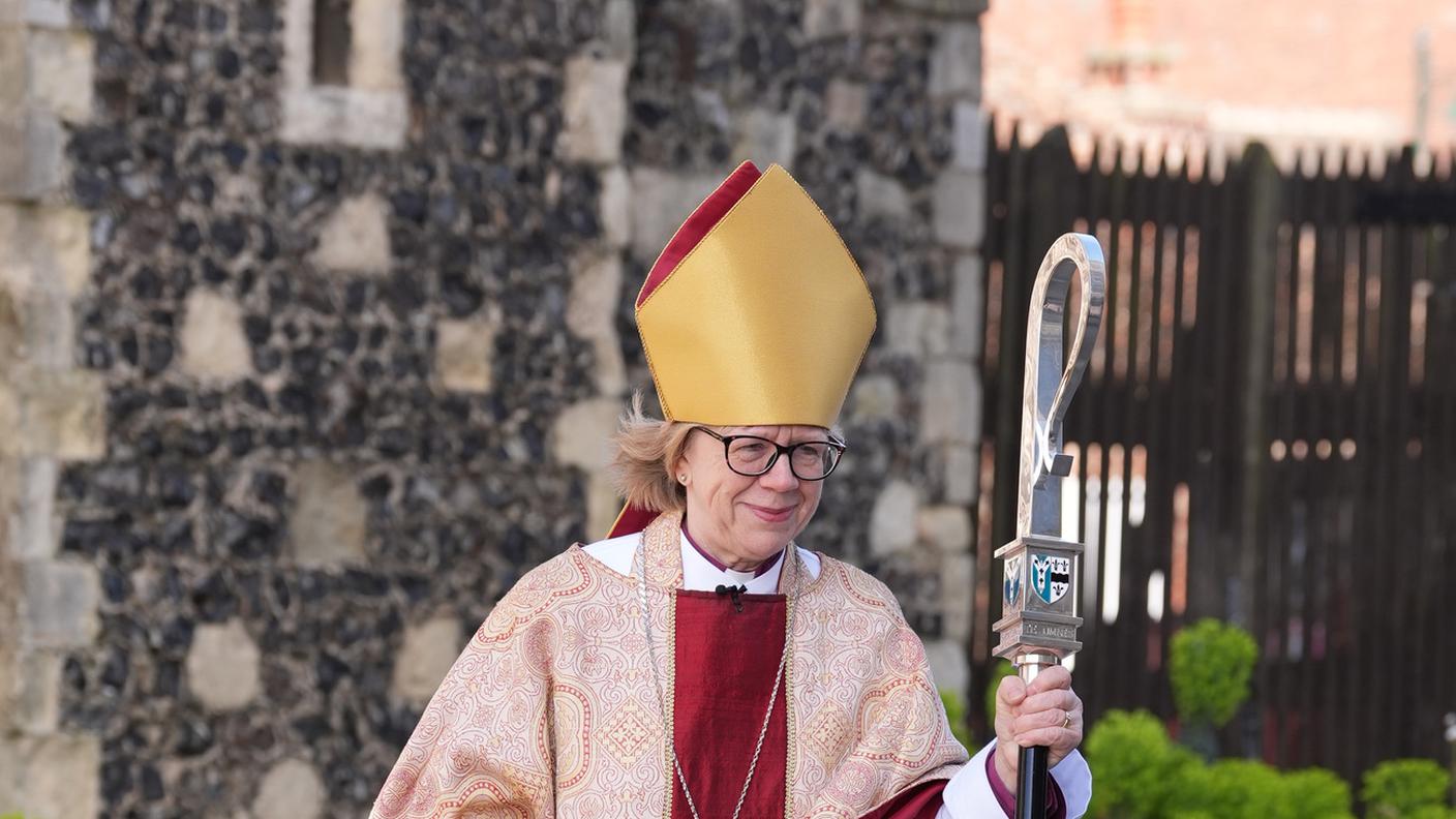 L’arcivescova di Canterbury Sarah Mullally