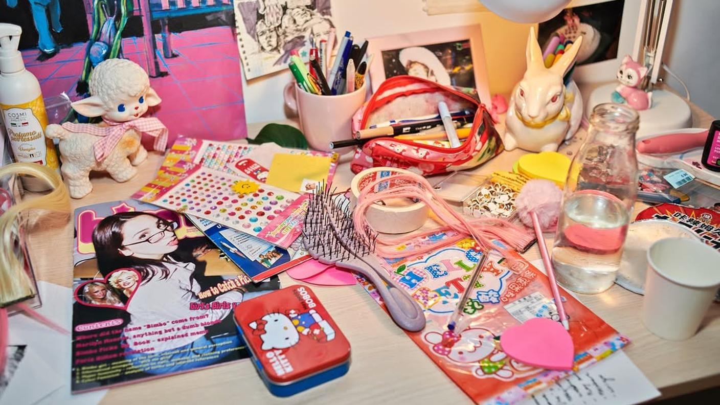 Asia Capaldi, preparazione alla mostra “Amo, noi”, Kulturfolger, 2025 