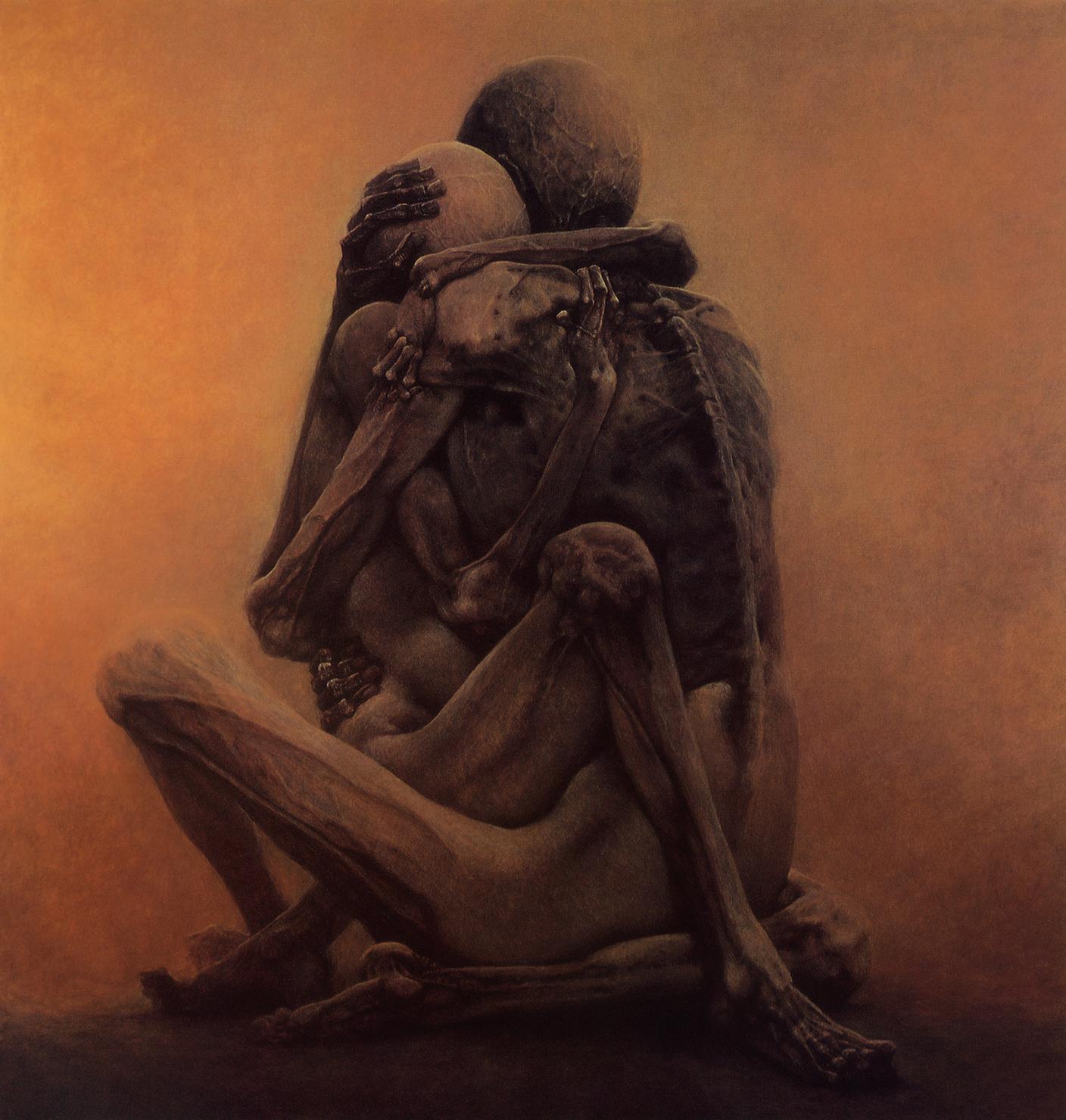Dipinto di Zdzisław Beksiński