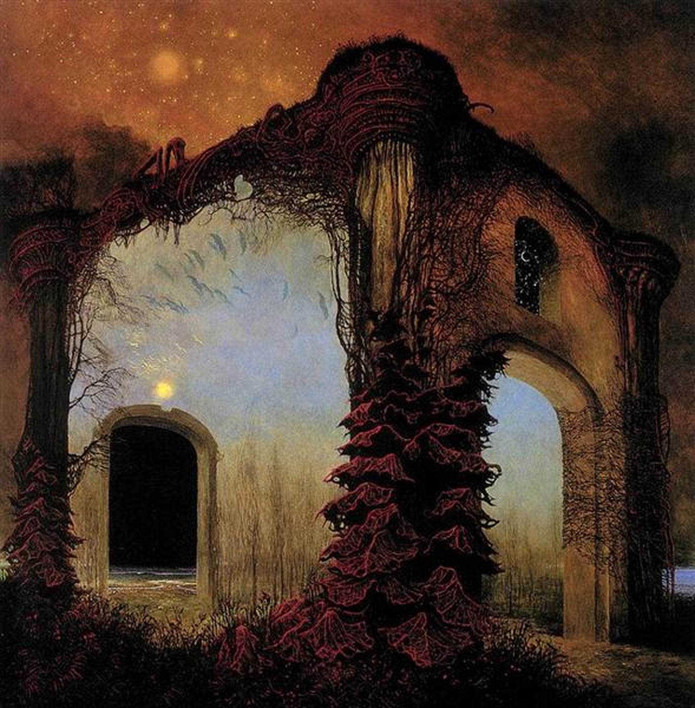 Dipinto di Zdzislaw Beksinski