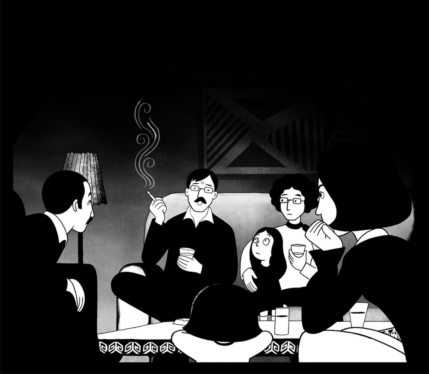 Il fermo immagine tratto da un film di animazione