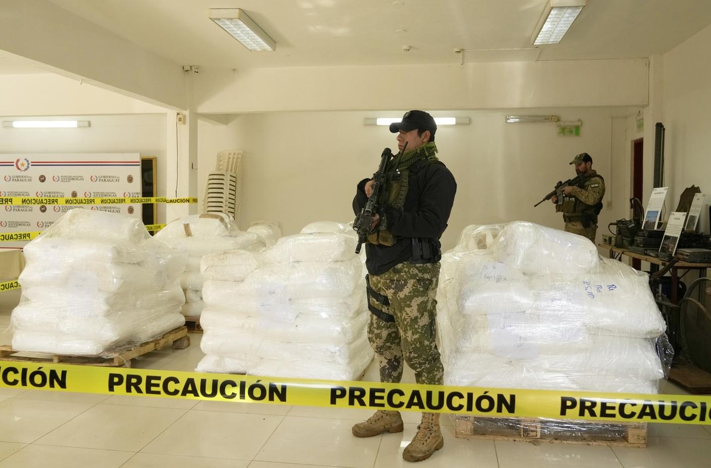 Un sequestro di cocaina di Paraguay
