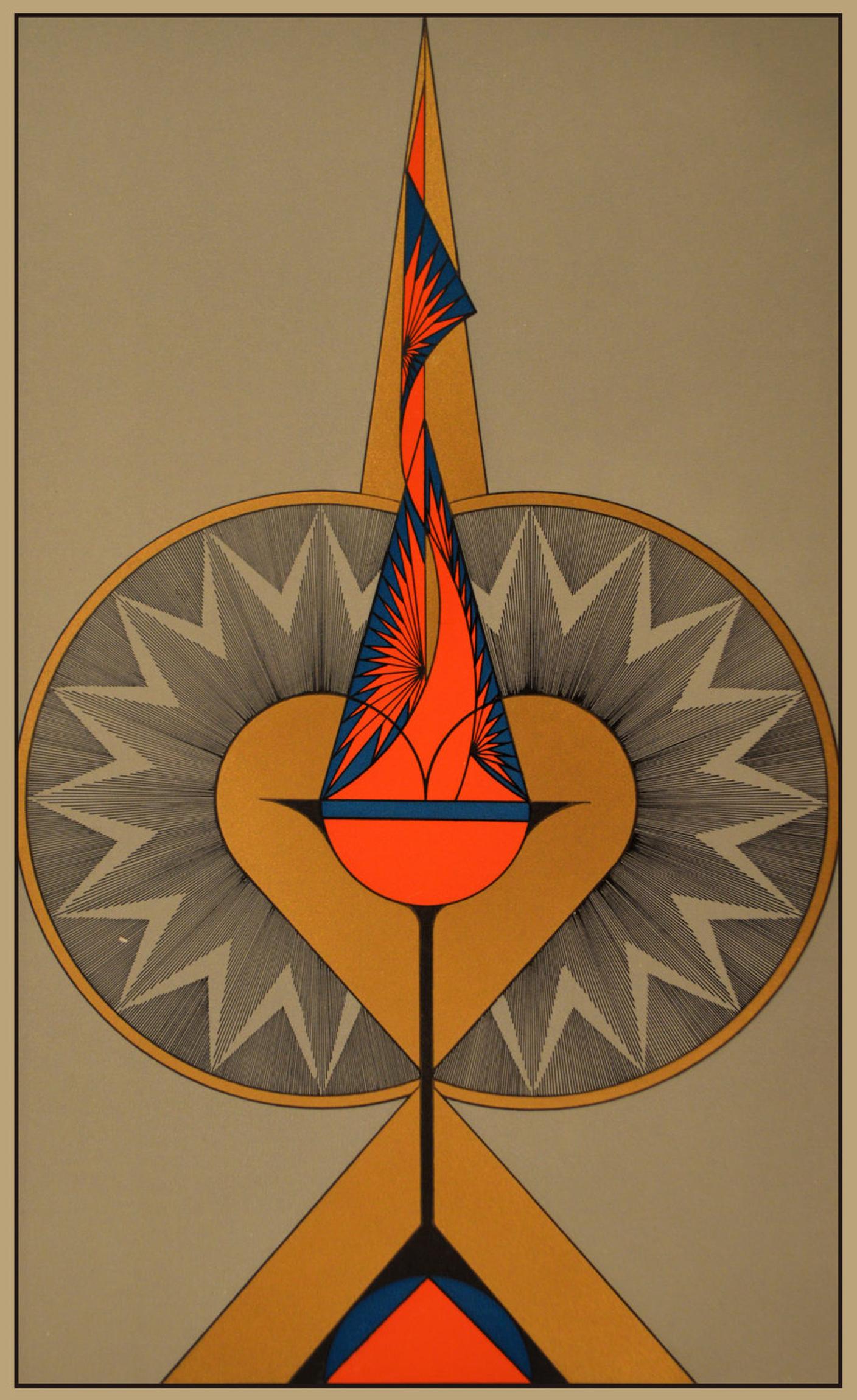 Olga Fröbe-Kapteyn, The Chalice In The Heart, 1930, private collection