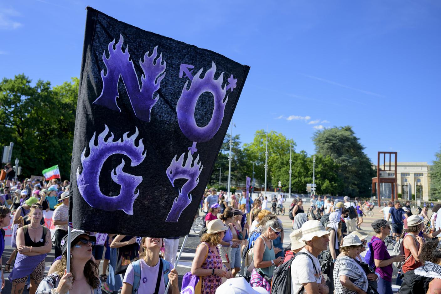 Domenica durante la manifestazione