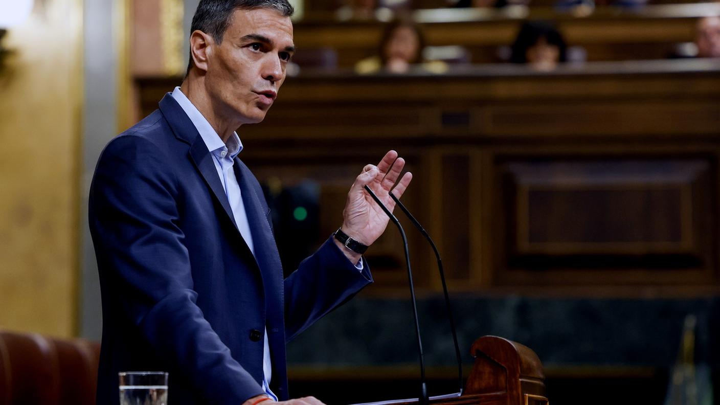 Il discorso di Sanchez mercoledì in Parlamento