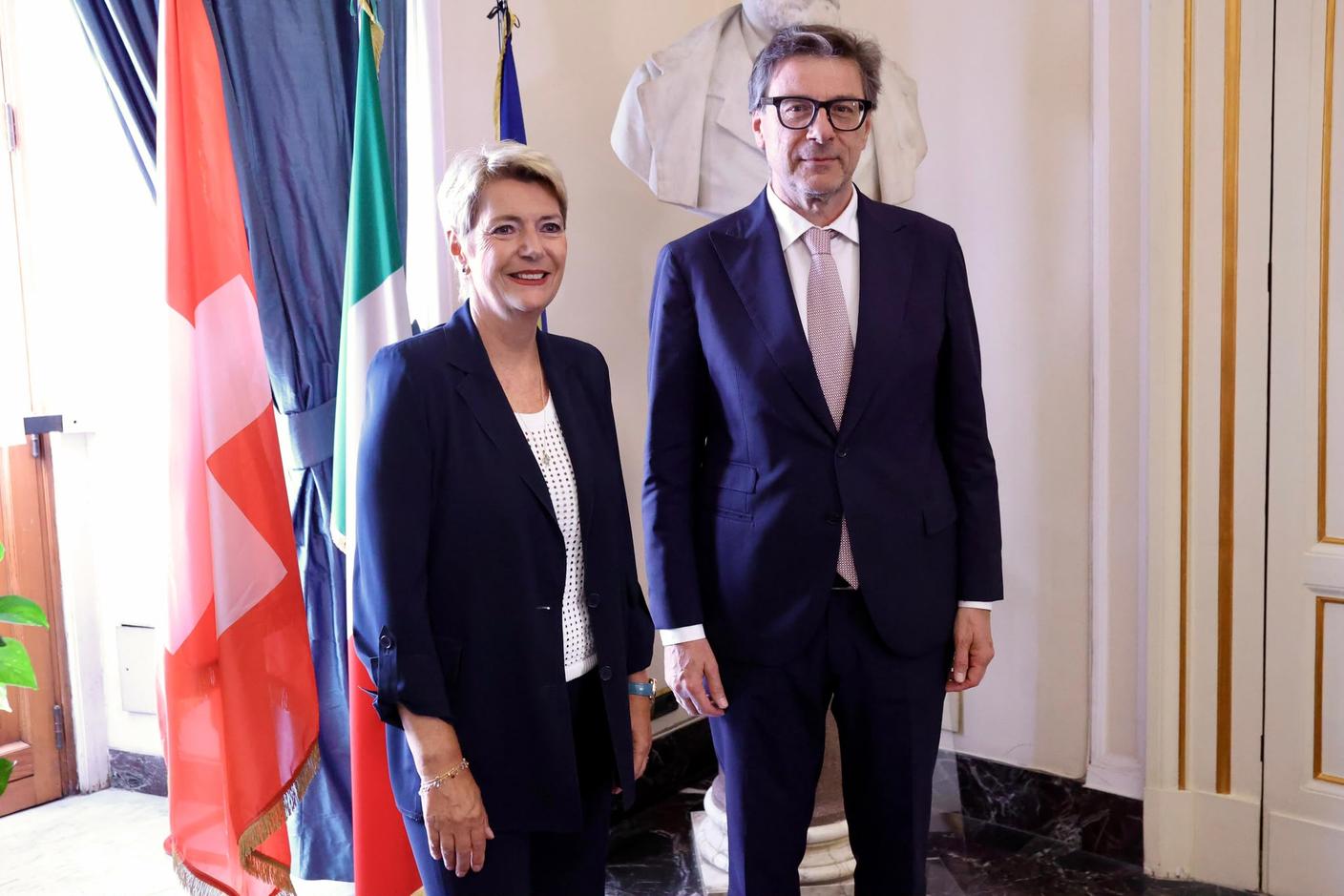 Keller-Sutter e Giorgetti