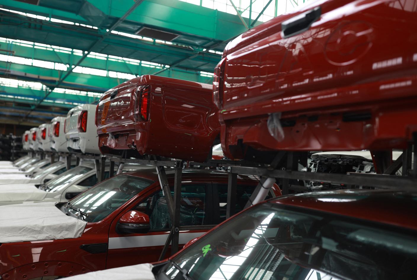 Un impianto di produzione di automobili cinesi in Messico