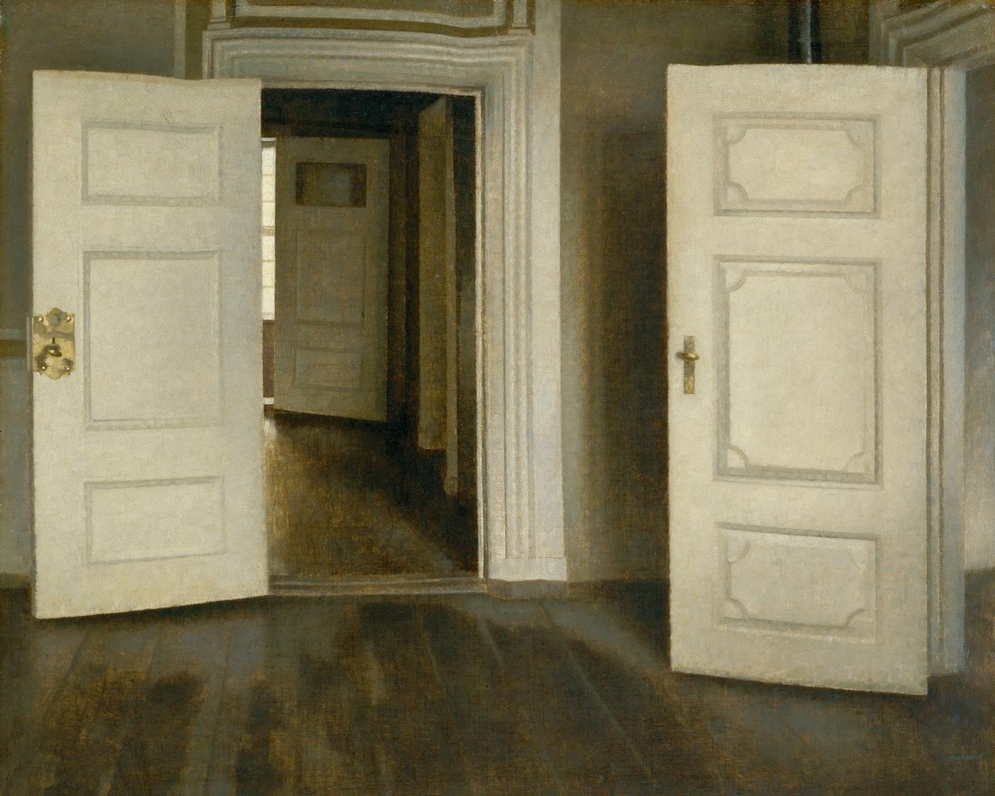 Hammershøi, Open Doors, 1905