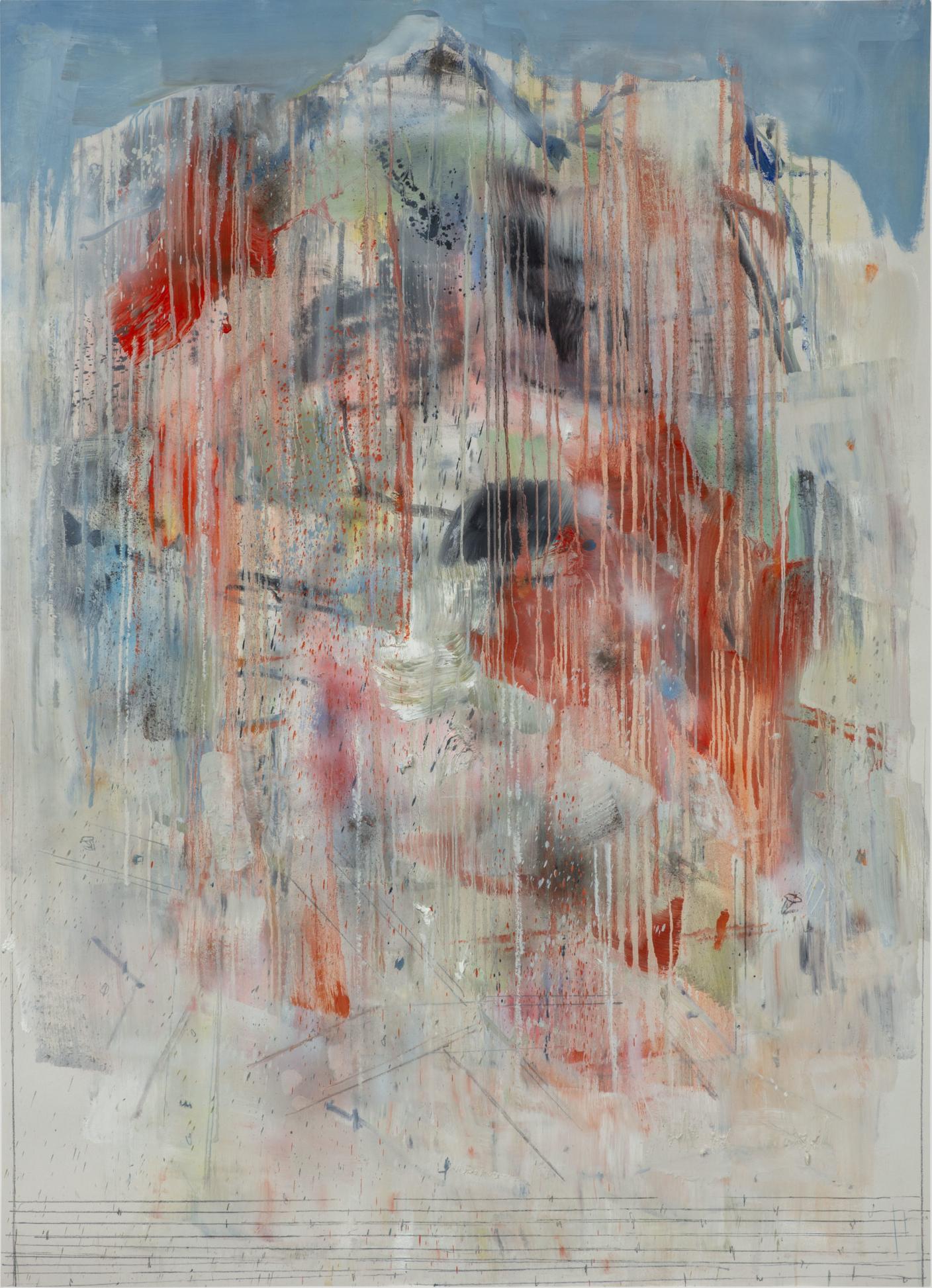 “La montagna ammalata” 158 x 114.5 cm olio su tela – 2026