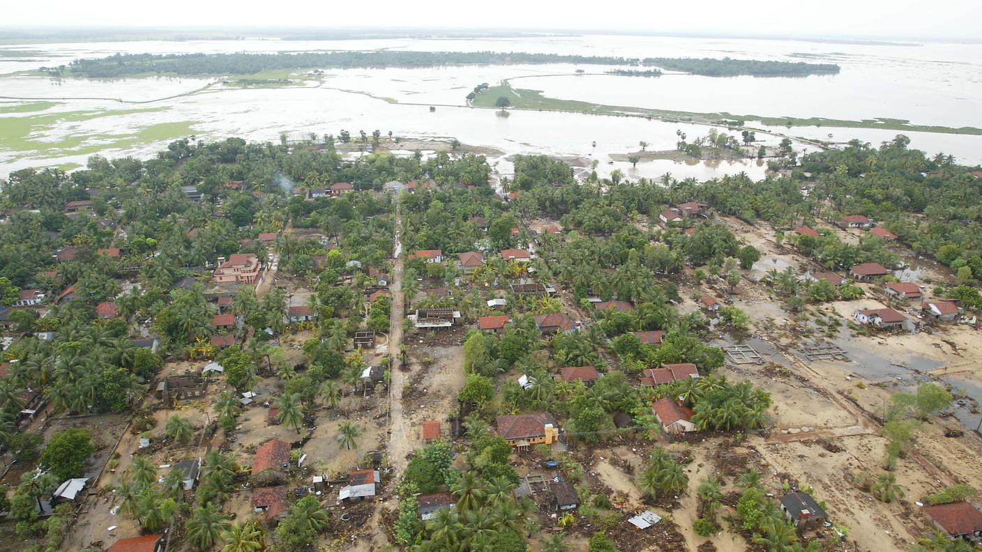 La distruzione a Batticaloa