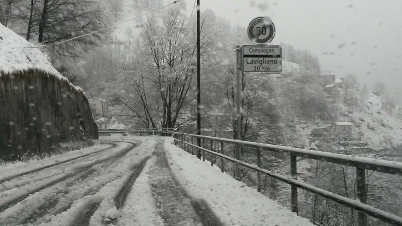Neve in Valle Onsernone