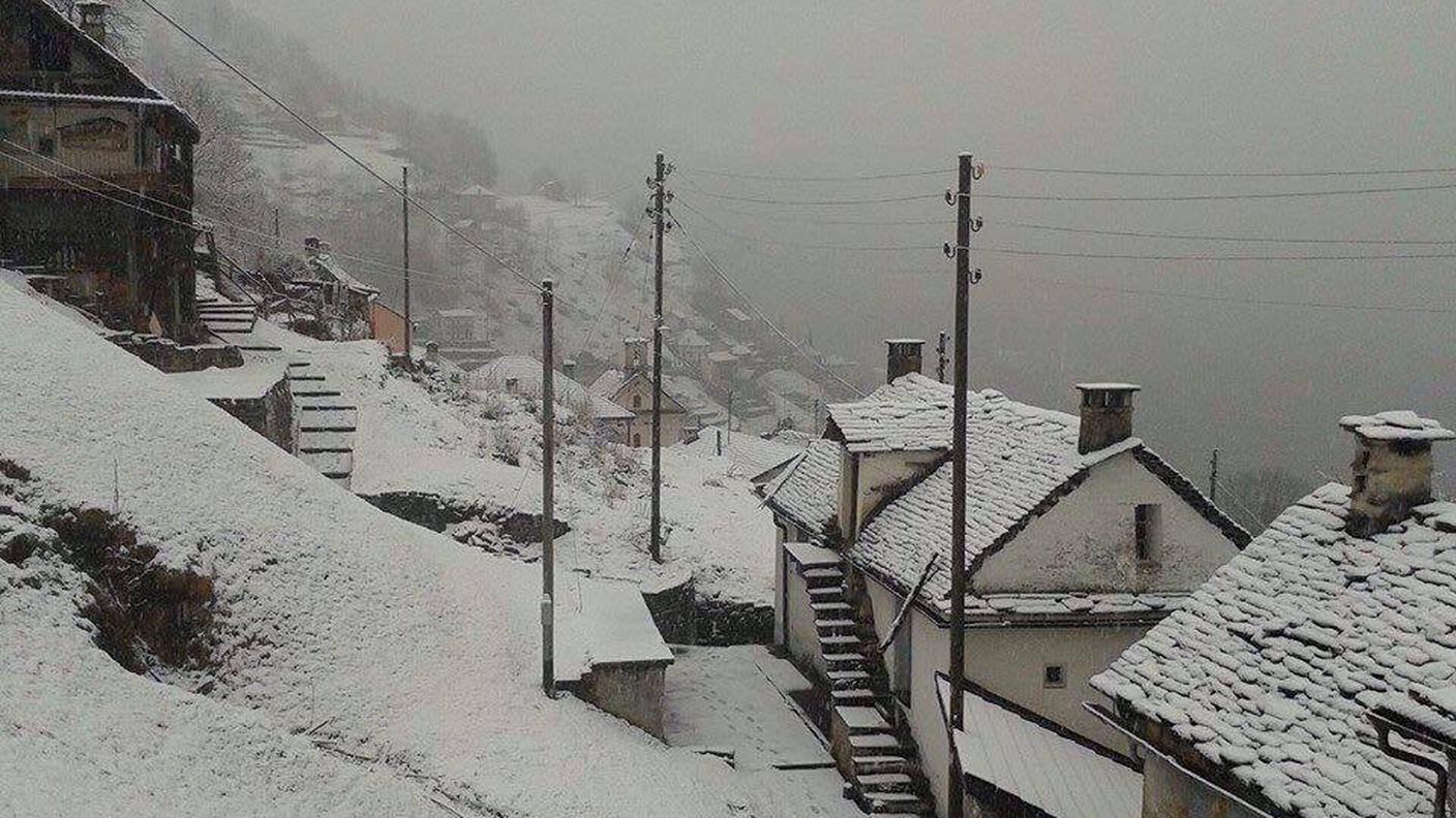 Neve in Valle Onsernone