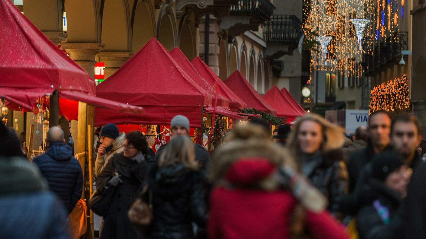 Lugano: il mercatino di Natale per le vie del centro